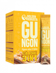 Golden Robusta Gu Ngon cà phê hòa tan 100% robusta