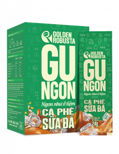 Golden Robusta Gu Ngon cà phê hòa tan 100% robusta